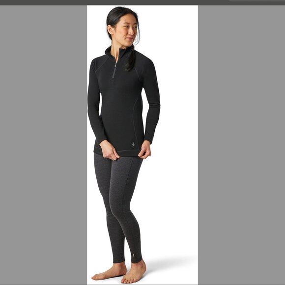 NWT SmartWool Merino 250 Zip Neck Base Layer Top - Merino Wool, Long Sleeve - Picture 4 of 8